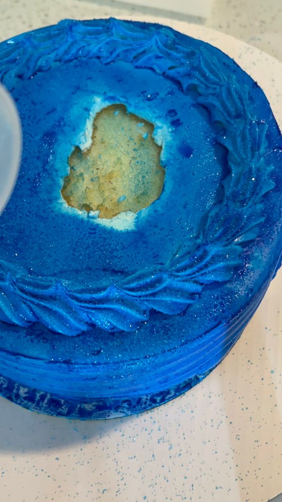 Blue Sprinkles for the cake 