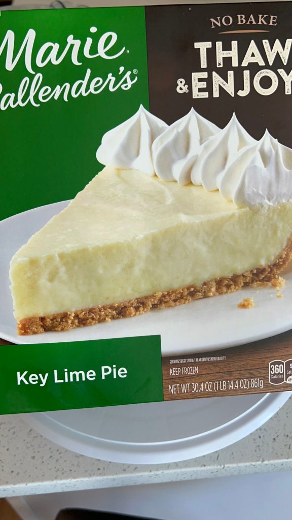 Store Bought Key Lime Pie