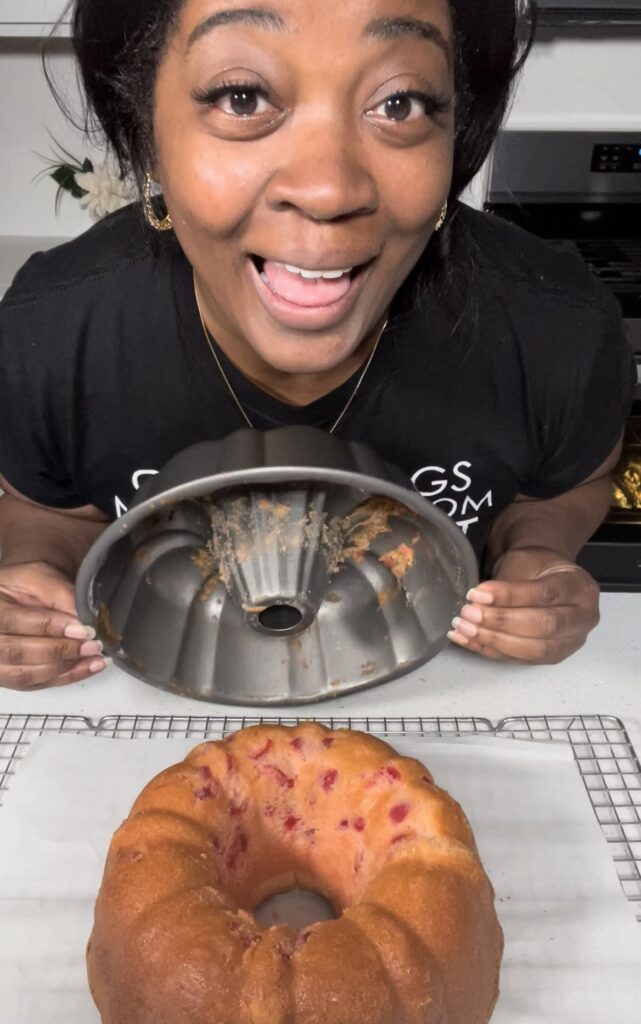 It's a beautiful pound cake