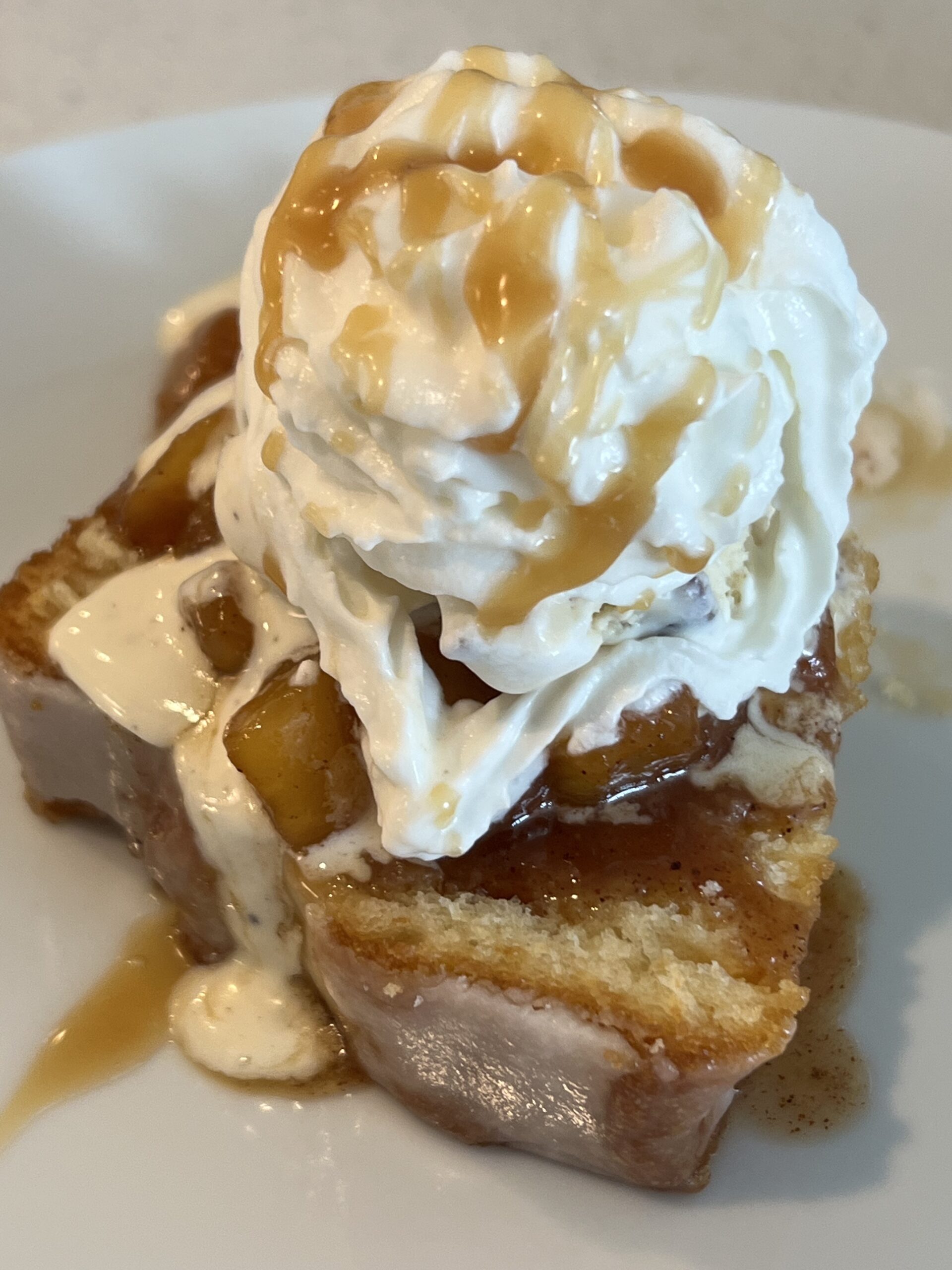 Quick Vanilla Pound Cake and Peaches