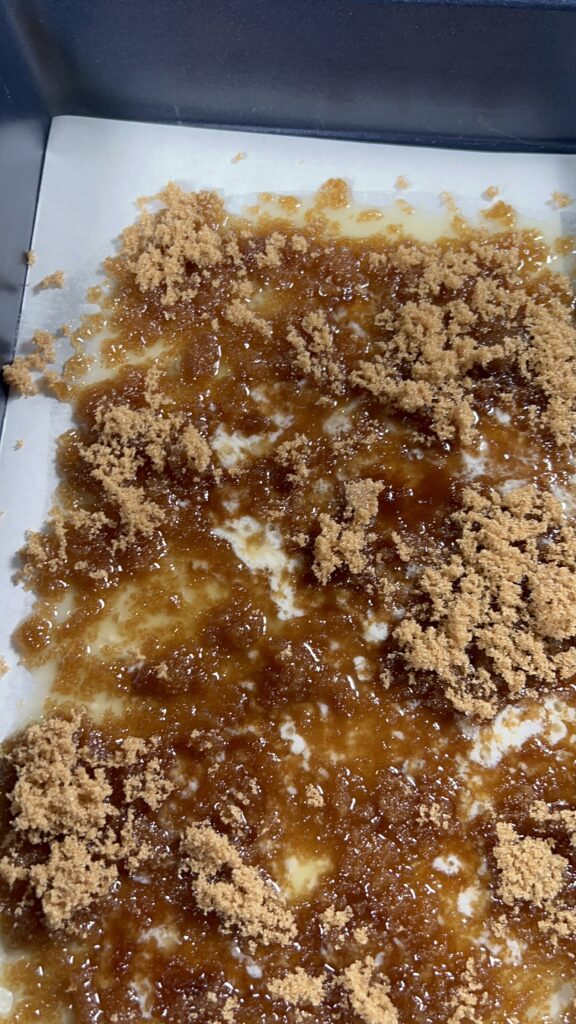 Melted Butter and brown sugar