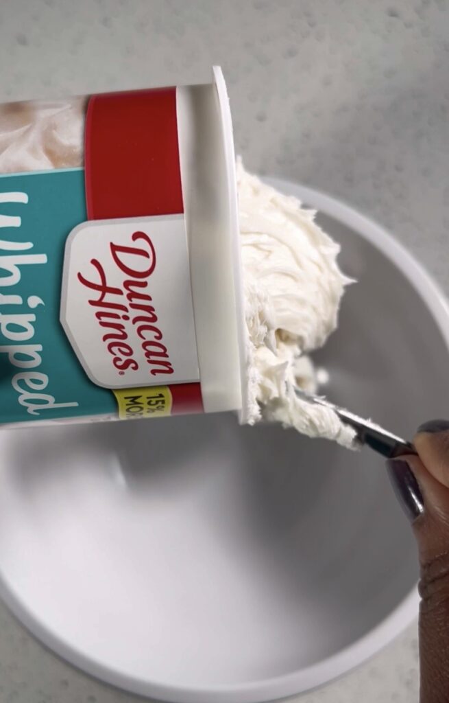 Store bought canned frosting